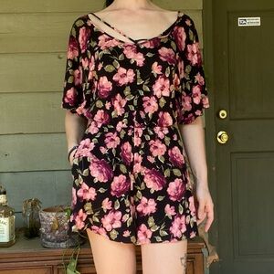 American Eagle Floral Spring Romper